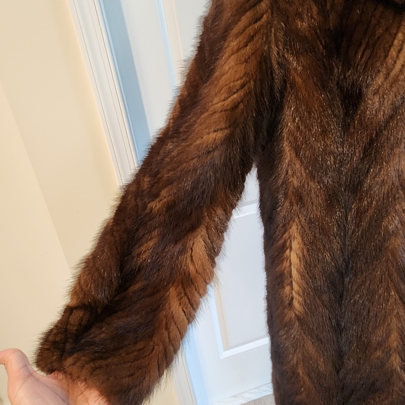 Stunning Dasco brown mink fur coat size 8 - Picture 11 of 15